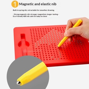 Mini Lavagna Magnetica in Plastica, Giocattolo Educativo per Bambini - Portatile, per Scrittura Prescolare e Magneti Cancellabili - Product Image 5