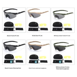 Punto al aire libre polarizado UV400 antiniebla y a prueba <span class=keywords><strong>de</strong></span> viento táctico tiro deportes <span class=keywords><strong>gafas</strong></span> para montar bicicletas y motocicletas - Product Image 3