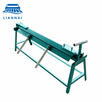 Machine à plier la tôle manuelle robuste Liannai pour ateliers industriels, plieuse en acier durable avec pliage de précision
