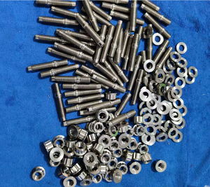 Kit d'écrous hexagonaux ou à <span class=keywords><strong>12</strong></span> points en titane M6 M8/10x1.25mm, boulons de collecteur d'échappement, écrous et rondelles - Product Image 6