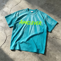 T-shirt Homme ALCLEVER Vintage Effet Usé Style Urbain Ample Décontracté – Offres Spéciales Personnalisation Logo Sérigraphié