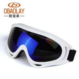 Gafas de Motociclismo OBAOLAY X400 con Lente Esférica de Policarbonato, Protección UV, Antideslizantes, Montura Completa para Hombre - Product Image 3