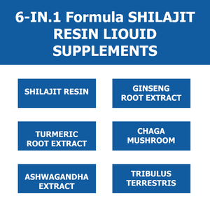 Meilleure vente Vegan Shilajit ginseng racine Ashwagandha extrait stimuler la vitalité de la peau fonction cérébrale Shilajit gouttes liquide - Product Image 3