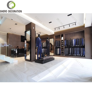Costumes pour hommes modernes et personnalisés Mobilier pour magasin de vêtements pour hommes Design de magasin de décoration Équipement de magasin de vêtements - Product Image 2