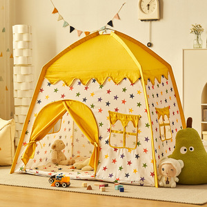 Gran tela de poliéster <span class=keywords><strong>para</strong></span> <span class=keywords><strong>niñas</strong></span> y niños Sterry Star Princess Castle Tent Kids Tent Picnic Pop up Tienda de campaña <span class=keywords><strong>para</strong></span> exteriores - Product Image 5