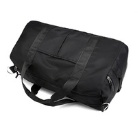 Sacs de sport pour hommes, Logo personnalisé, sac de voyage pliable, sacs d'entraînement noirs pour femmes