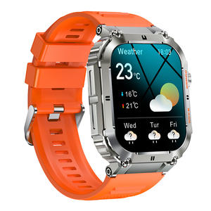 Montre connectée carrée en silicone K57Pro transfrontalière avec moniteur de fréquence cardiaque, cadran personnalisable, suivi du sommeil, podomètre, montre de sport - Product Image 5