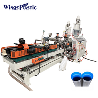 Macchina Estrusore per Tubi Corrugati a Doppia Parete in HDPE PP PVC / Linea di Estrusione Verticale