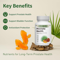 Capsules LIFEWORTH OEM à base de palmier nain pour la santé de la prostate masculine, soutient la santé des voies urinaires masculines