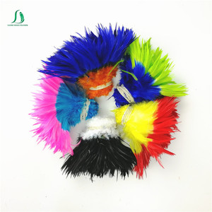 Bán Buôn Hai Tone Dậu Yên Ngựa <span class=keywords><strong>Hackle</strong></span> Strung Lông Cho Lễ Hội Lễ Hội Samba Kỳ Nghỉ Trang Phục Thủ Công Mỹ Nghệ Trang Trí - Product Image 6