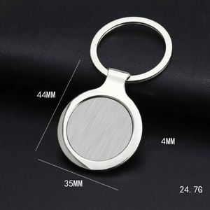 WSY878 <b>Custom</b> Logo Blank Sublimation Car Promotional Stainless Steel Metal Blank Keychain Home Keyring for Promotion Gift - Product Image 5