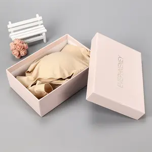 Boîte de pyjama personnalisée base deux pièces et couvercle boîtes d'emballage de vêtements boîte d'emballage de sous-vêtements pour hommes