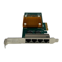 Tarjeta Lan PCI Express Adaptador Gigabit Ethernet Pcie Tarjeta de red de 4 puertos