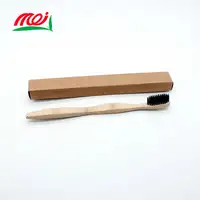 Biodegradable BPA-Free Natural soft tooth brush heads bulk individually wrapped apply travel and hotel prodent toothbrush