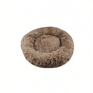 Cuccia per Animali Domestici di Alta Gamma in Velluto Pavone Color Cammello 60*60CM YM4280E - Product Image 1