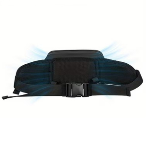 Waterproof Fishing Waist <strong>Pack</strong> with Fishing Rod Holder,Airtight Zipper Closure,Lightweight Fishing Waist Bag for Fly Fishing(B07) - Product Image 4