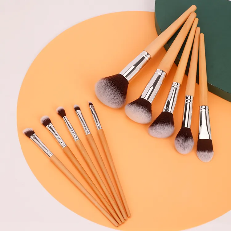 Accept Custom Order 10pcs Face/eye Soft Dense size cosmetic brushes beauty makeup brush set