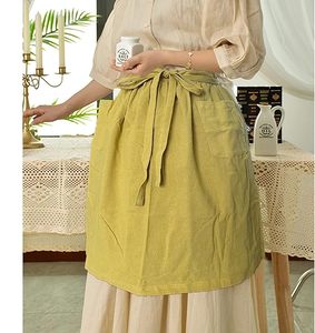 Tablier blanc vintage style demoiselle d'honneur victorien avec 2 poches et volants pour la cuisine, la pâtisserie et le cosplay - Product Image 2