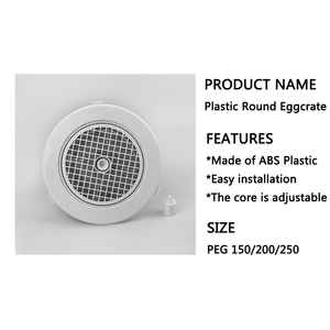 <span class=keywords><strong>Grille</strong></span> circulaire en plastique ABS, mm, diffuseur circulaire pour la <span class=keywords><strong>Ventilation</strong></span> de la cuisine - Product Image 3
