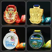 Medallas Personalizadas de Metal Dorado Resistente, Giratorias, Grabadas, Trofeos Deportivos de Baloncesto, Fútbol, Tenis de Mesa