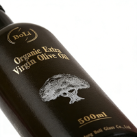 Botol Kaca Kosong untuk Distillery, Botol Kaca Bening untuk Minuman Keras, Brandy, Rye Whisky, Kemasan Spirit Kustom Komersial