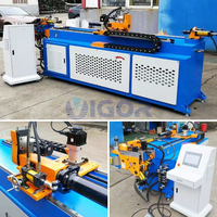 Machines de pliage automatiques de tubes en acier hydrauliques à haute efficacité, plieuse de tubes CNC