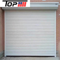 Porte de garage à enroulement avec lames en alliage d'aluminium résistantes à la corrosion pour les zones côtières