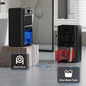 HASHONE-<span class=keywords><strong>Deshumidificador</strong></span> de Aire Portátil para Habitación, Dispositivo con Caja de <span class=keywords><strong>Aromaterapia</strong></span>, Control Inteligente para Sótano y Hogar, 2.5L - Product Image 5