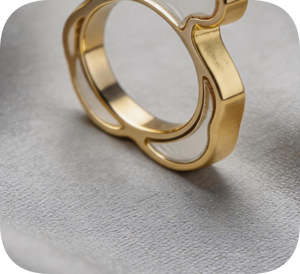 Anillo de Acero Inoxidable para Mujer con Diseño de Oso, Joyería de Moda, Regalo, Anillo de Dedo con Cristal, Oso Hueco - Product Image 1