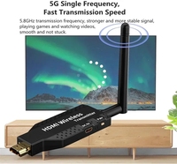 5G 50M inalámbrico para transmisor y receptor HDMI Divisores y convertidores de video compatibles con audio para monitor de proyector de TV portátil