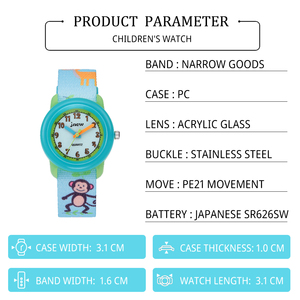 Quarzo verde orologio a mano <span class=keywords><strong>per</strong></span> i ragazzi 3ATM impermeabile cartone animato modello Cool Sport stile <span class=keywords><strong>per</strong></span> <span class=keywords><strong>bambini</strong></span> PC custodia materiale - Product Image 3