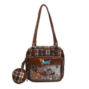 Offre Spéciale femmes sac à main en cuir PU Ins femmes populaires Lolita Preppy terrifiant monstre Style Ita sac à main de créateur - Product Image 6
