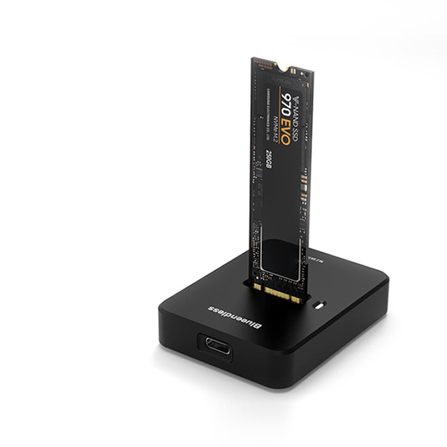 D1829 Dual Bay M.2 NVMe SSD Enclosure Stock Product
