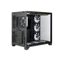 Boitier d'armoire pour ordinateur de jeu Atx, avec panneau en verre trempé, ventilateur de refroidissement RGB, nouveau style