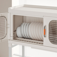 XJH support d'évier de cuisine multifonctionnel en plastique pour la maison support de vidange de stockage de vaisselle anti-poussière avec support d'utilisation de surface de comptoir