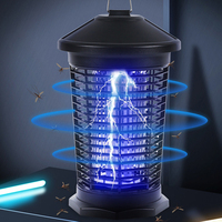 Lampes anti-moustiques UV extérieures rechargeables USB contrôle intelligent de la lumière matériau ABS électrique à semi-conducteurs alimenté par batterie