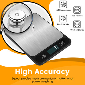 Bán Buôn Độ Chính Xác Cao Hộ Gia Đình Không Thấm Nước 5Kg 10Kg 1G Kỹ Thuật Số Điện Tử Thực Phẩm Trọng Lượng Máy Quy Mô Nhà Bếp 5Kg - Product Image 5