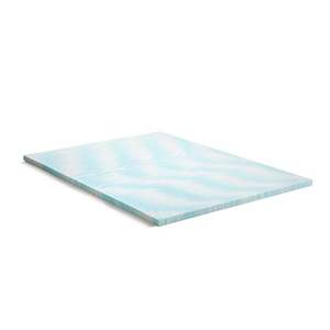 Surmatelas en mousse à mémoire de forme rafraîchissant et soulageant la pression, sensation moelleuse, avec gel rafraîchissant - Product Image 2