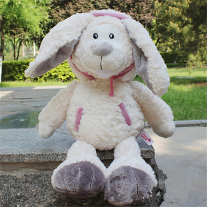 Muñeco de Peluche de Conejo de las Nieves con Gorro, Almohada para Dormir, Juguete de Peluche, Adecuado para Decoración del Hogar y Regalos Navideños - Product Image 2
