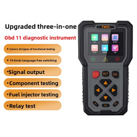 T400 Scanner de diagnostic automobile 3-en-1 OBDII avec détection d'injecteurs et sortie de signal – Outil de diagnostic de pannes de voiture