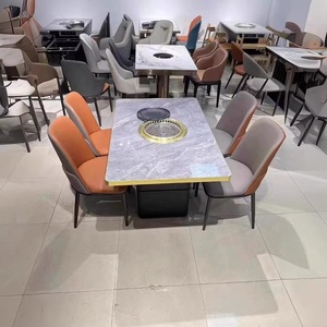 Bàn nướng điện thương mại kiểu Trung Quốc, bàn ăn lẩu hình chữ nhật, bếp từ lẩu, bàn lẩu dùng cho nhà hàng - Product Image 3