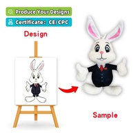 Peluches et cadeaux personnalisés de haute qualité Créer un art personnalisé aux jouets en peluche lapin en peluche longue oreille animal en peluche