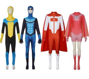 เครื่องแต่งกายคอสเพลย์สำหรับเด็กที่อยู่ยงคงกระพันชุดตัวละครสี่ขนาด S-3XL เครื่องแต่งกายฮาโลวีนบอดี้สูทชิ้นเดียว - Product Image 1