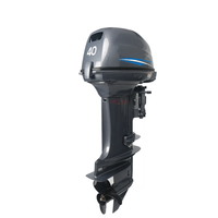 Moteur hors-bord à essence 40 CV, 2 temps, 4 temps, propulsion par jet, refroidi par eau, pour bateau de pêche, bateau pneumatique