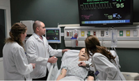 Maniquí de Simulación Portátil para Monitorización de ECG junto a la Cama, Ayuda Metálica para RCP, Ciencia Médica