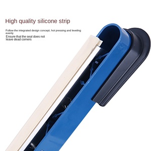 Bag Manual Sealing Machine Hand Impulse <b>Sealer</b> Machine, Plastic Tranprant Plastic Bag <b>Rubber</b> Stock & Customized Plastic Cealer - Product Image 4