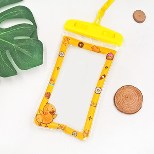 Cartoon Waterproof Phone Case With Neck Strap Floating Touchscreen Protective Bag For Swimming Diving Outdoor Sports - Product Image 3