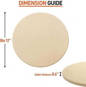 Equipo y Accesorios para <span class=keywords><strong>Pizza</strong></span>, Piedra para Piso de Horno de 17 Pulgadas, 12 Bandejas, Marcas de Barbacoa, Mármol, 21 <span class=keywords><strong>Solo</strong></span> Stove, Herramientas para Exteriores - Product Image 5