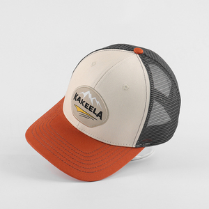 Hanway หมวกทรูเกอร์ปรับได้6แผงพร้อมโลโก้ผ้าทอแบบสั่งทำหมวกตาข่ายสไตล์ฮิปฮอป - Product Image 2