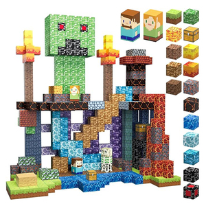 Blocs de Construction Magnétiques Créatifs sur Mesure “Mon Monde” 2.0cm 2.5cm, Jouet Éducatif pour Enfants - Product Image 2